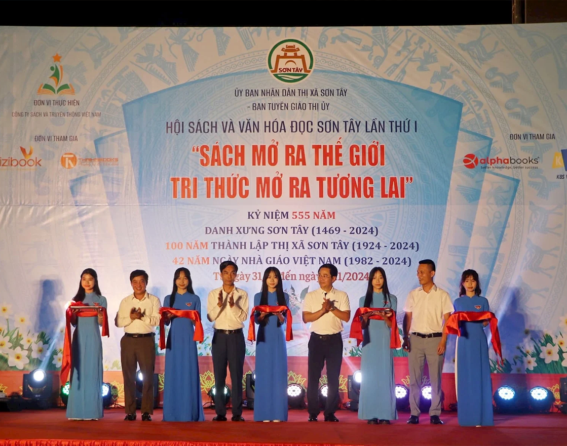 HỘI SÁCH VÀ VĂN HÓA ĐỌC SƠN TÂY LẦN THỨ I: GÓP PHẦN XÂY DỰNG XÃ HỘI HỌC TẬP