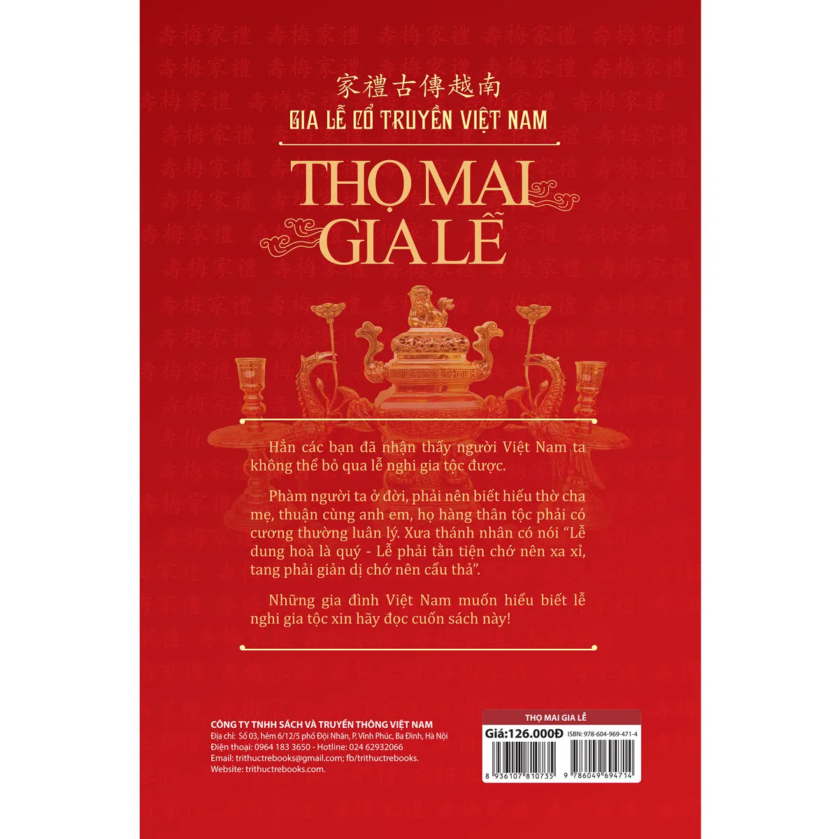 Gia lễ cổ truyền Việt Nam Thọ mai gia lễ - ảnh 3