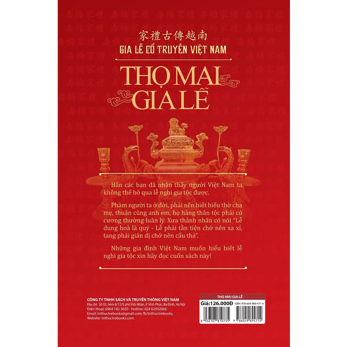 Gia lễ cổ truyền Việt Nam Thọ mai gia lễ - ảnh 4