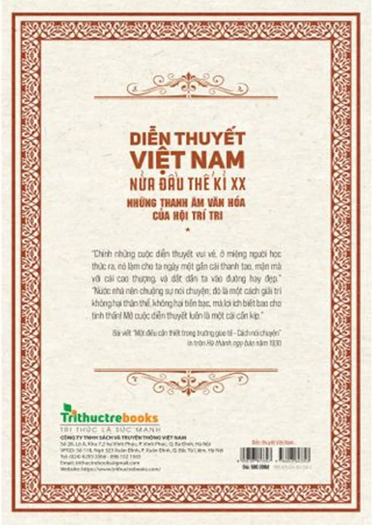 Diễn Thuyết Việt Nam Nửa Đầu Thế Kỷ XX - ảnh 2