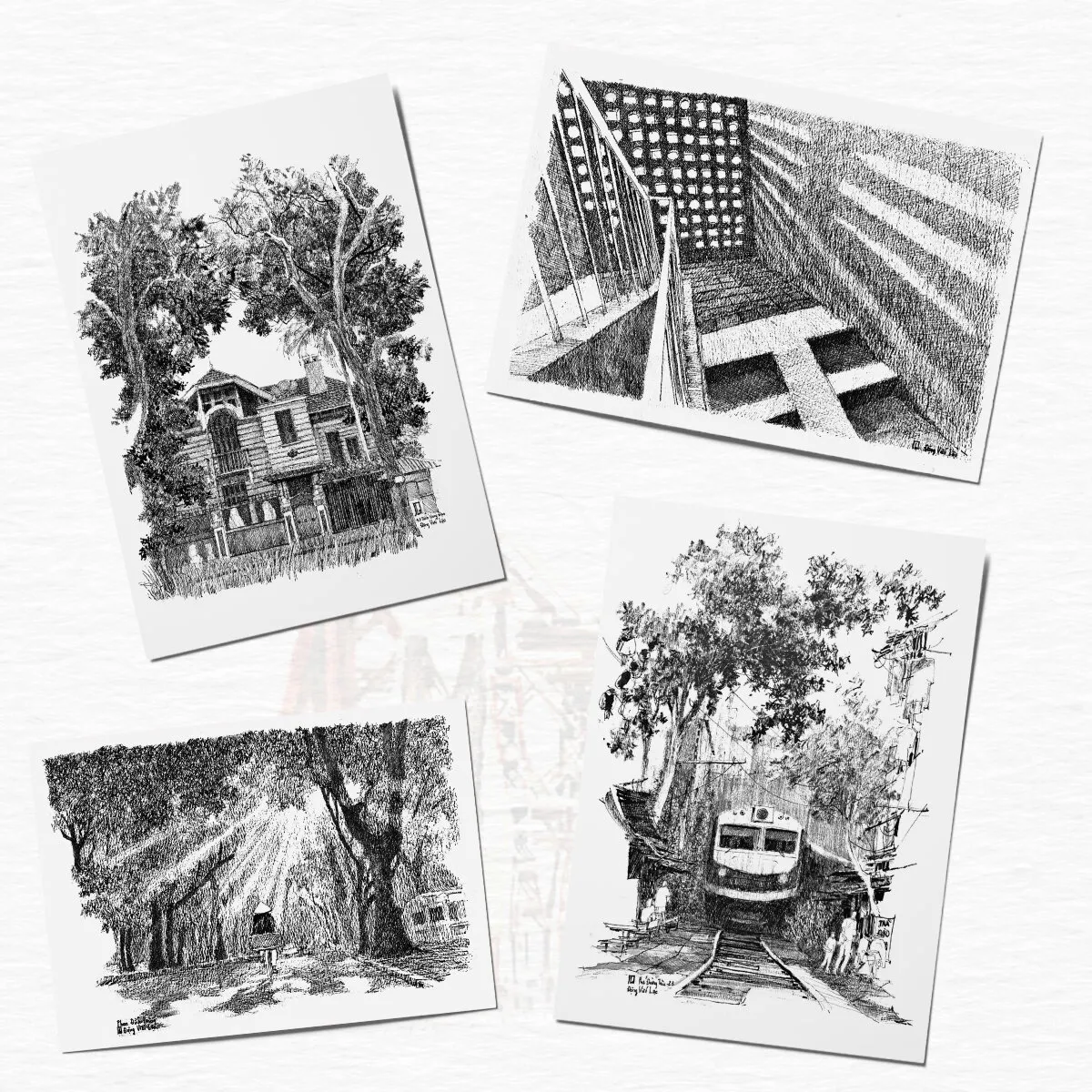 Bộ postcard Vì tình yêu Hà Nội - ảnh 5