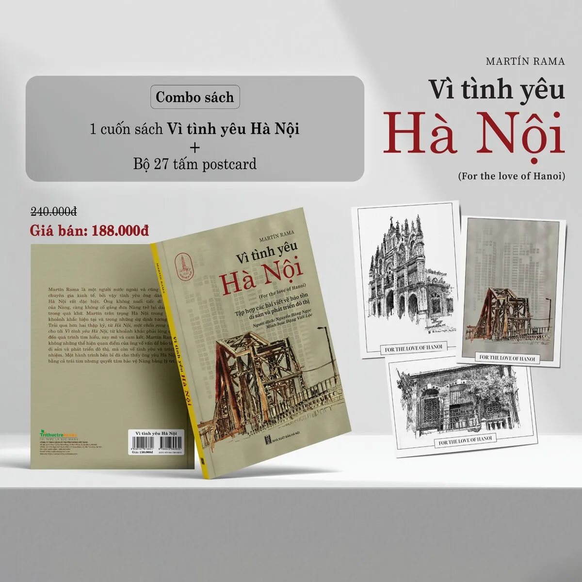 Combo Vì tình yêu Hà Nội (For the love of Hanoi) + postcard - ảnh 5