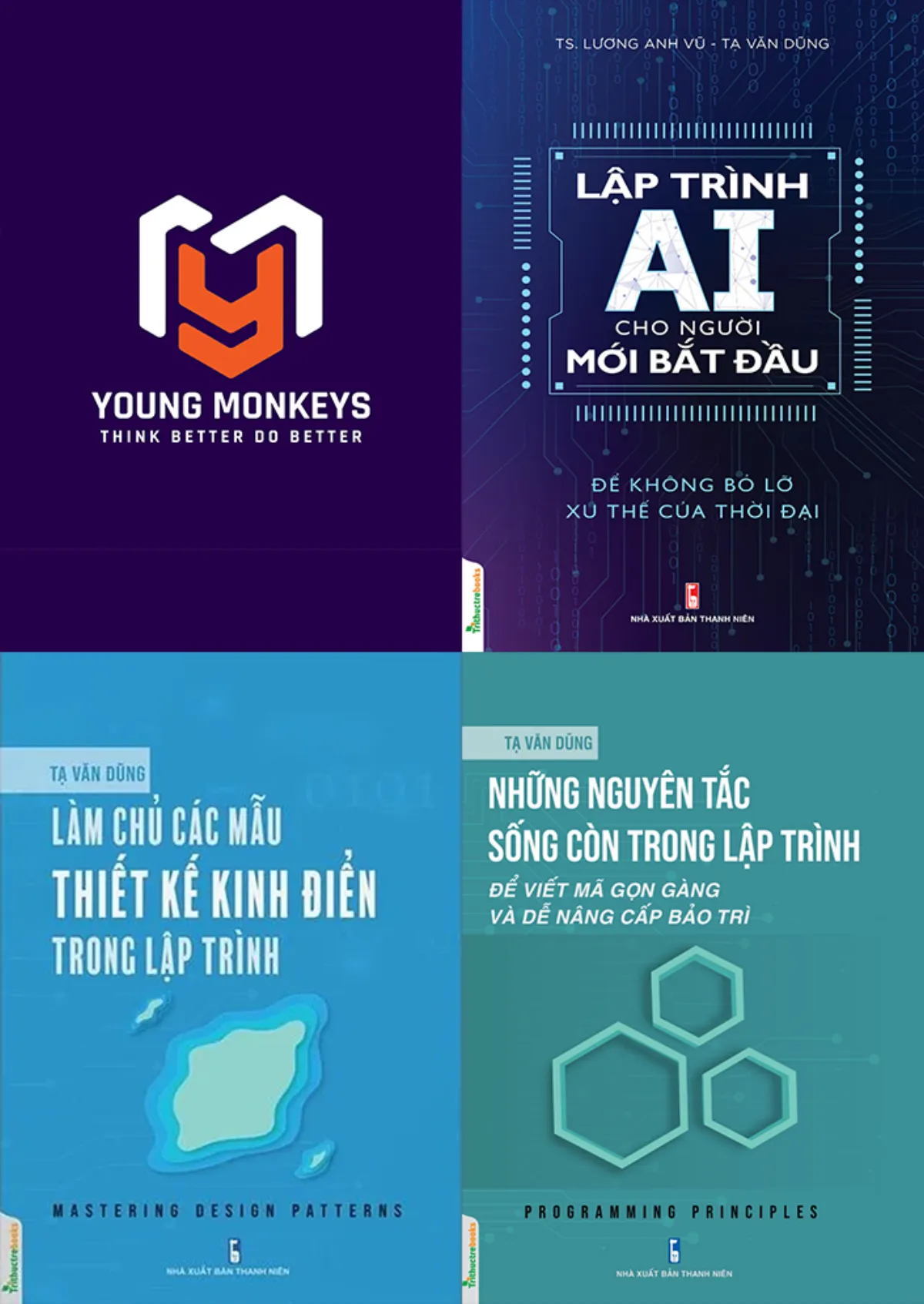 Combo 3 cuốn: Lập trình AI cho người mới bắt đầu + Làm chủ các mẫu thiết kế kinh điển trong lập trình + Những nguyên tắc sống còn trong lập trình - ảnh 7