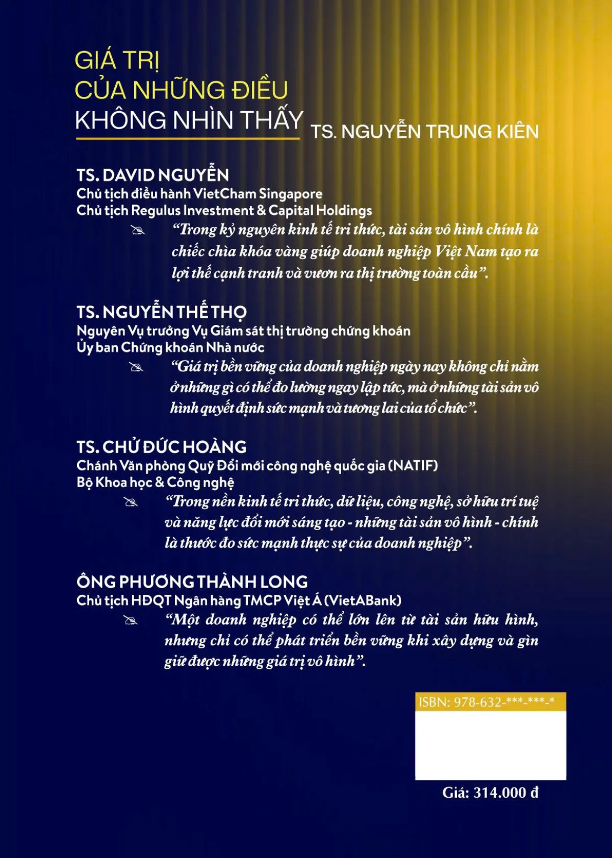 Giá Trị Của Những Điều Không Nhìn Thấy - TS. Nguyễn Trung Kiên - ảnh 3