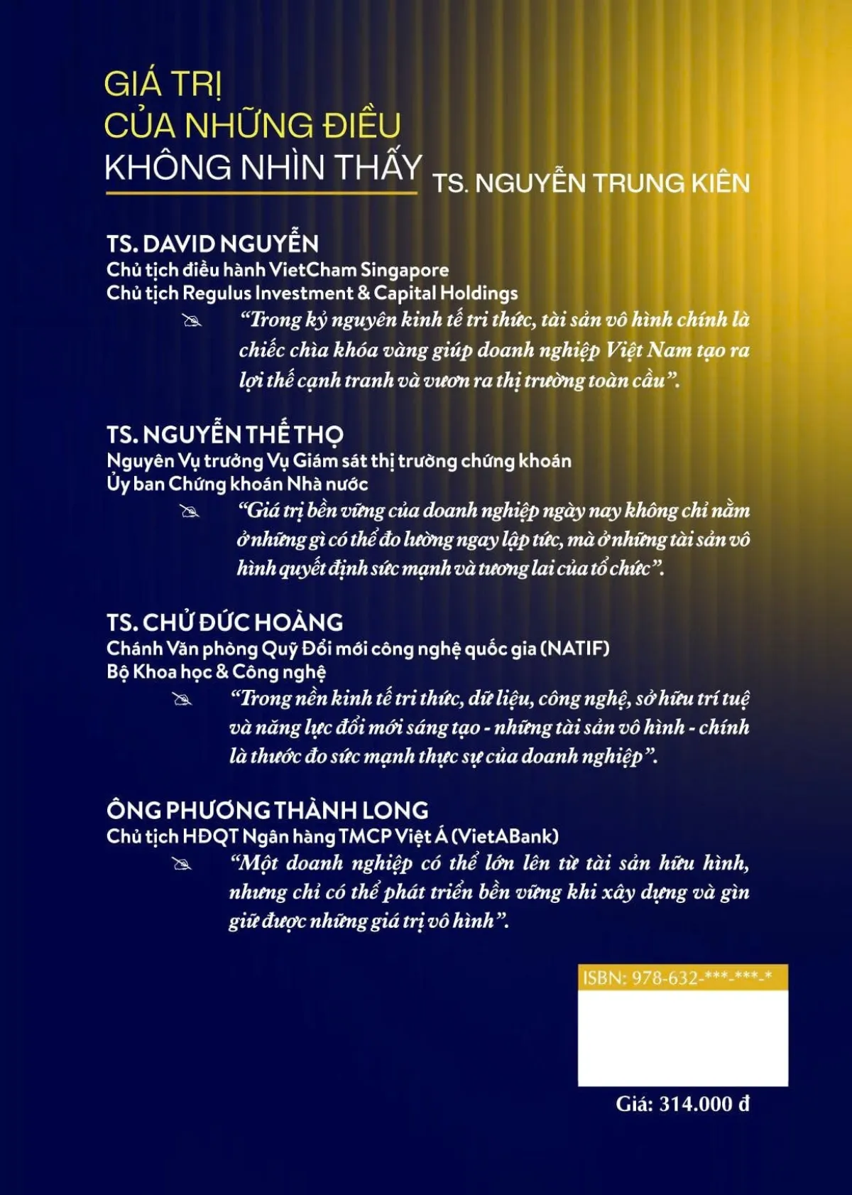 Giá Trị Của Những Điều Không Nhìn Thấy - TS. Nguyễn Trung Kiên - ảnh 4