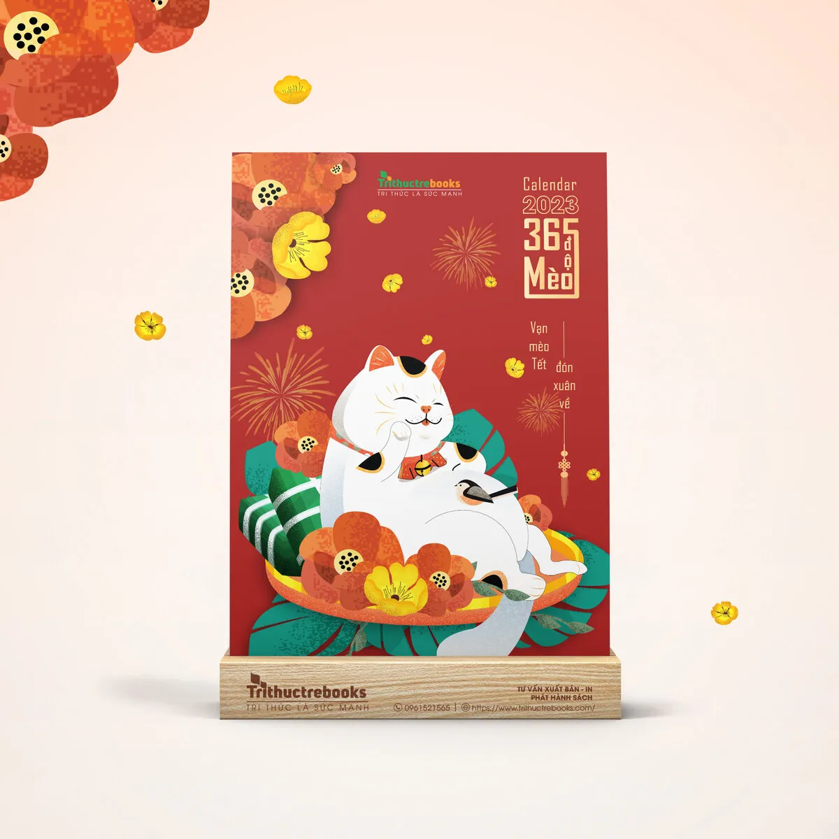 Lịch để bàn 2023: 365 độ mèo