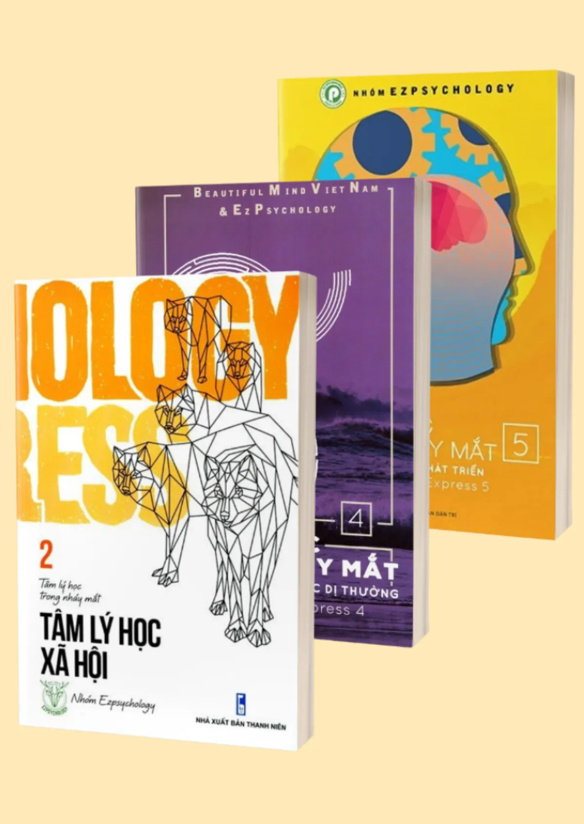 Combo 3 cuốn Tâm lý học 2,4,5